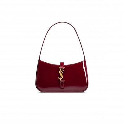 YSL MINI LE 5 À 7 IN PATENT LEATHER 710318B870W6259 (19*11.5*4.5cm)
